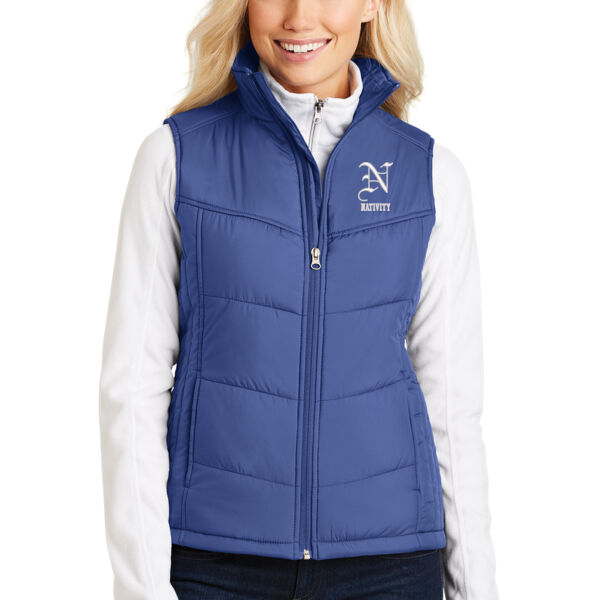 Port Authority ® - Ladies Puffy Vest - Embroidered Logo Thumbnail